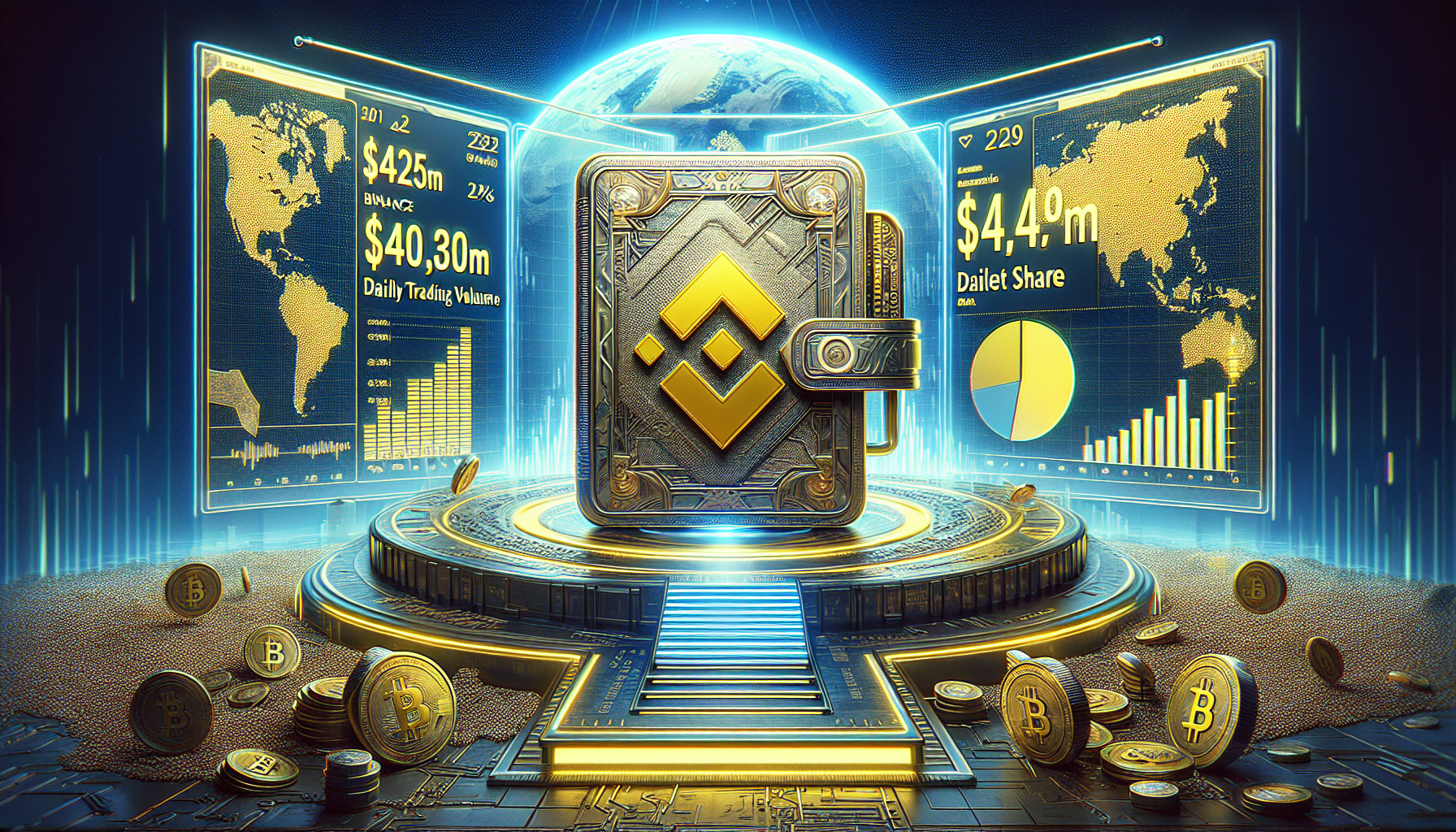 Binance Wallet Achieves $450M Daily Trading Volume, Commands 74.4% Market Share in 2025
